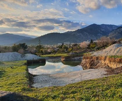 Mallorca Genehmigtes lizenziertes rustikales Finca -Projekt auf Grundstück mit Traumaussicht zu verkaufen