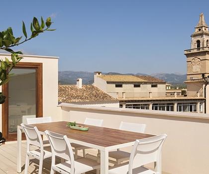 Mallorca neues Penthaus mit Gemeinschaftspool in Santa Maria del Cami zu verkaufen