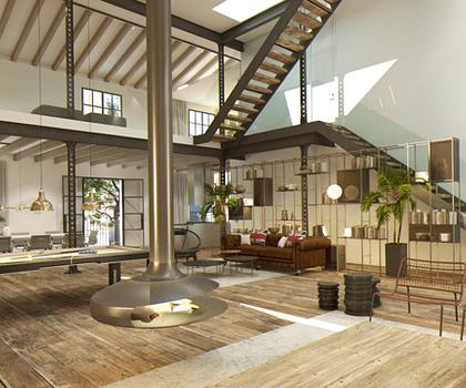 Mallorca modernes Penthouse im Bau in Santa Catalina zu verkaufen