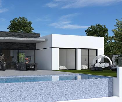 Rojales Großzügige und elegante Villen mit 3 Schlafzimmern, privatem Pool und Meerblick