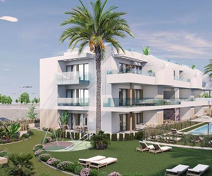 Wunderschöne Penthouse-Wohnungen mit 2 Schlafzimmern, 2 Bädern, Dachterrasse, Tiefgaragenstellplatz und Gemeinschaftspool