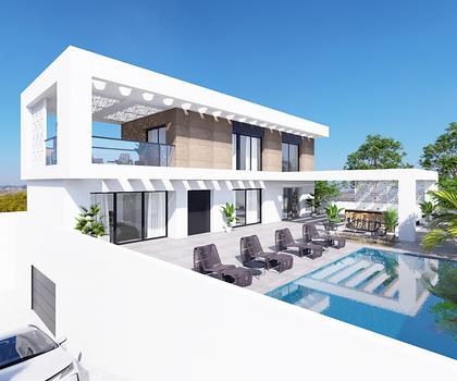 Luxuriöse Villa mit Pool und schöner Aussicht