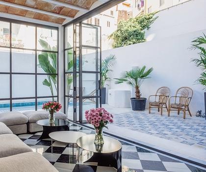 Mallorca Neues, renoviertes Stadthaus mit privatem Pool in Palma zu verkaufen