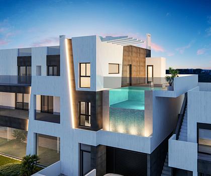 Schöner Apartmentkomplex mit Infinity-Pool