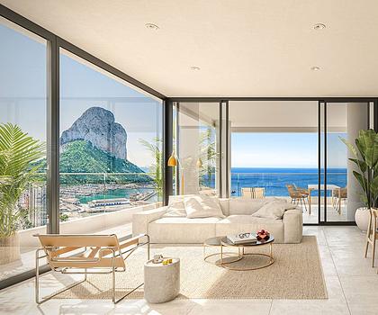 Fantastische Wohnungen mit 3 Schlafzimmern, 2 Badezimmern, Klimaanlage, Tiefgaragenstellplatz, Gemeinschaftspool und Meerblick