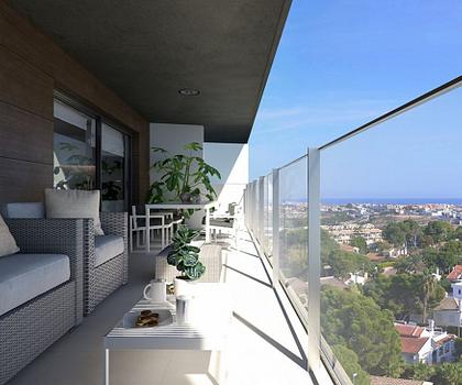 Fantastische Wohnungen mit 2 Schlafzimmern, 2 Bädern, Meerblick, Gemeinschaftspools, Sauna und vielem mehr nur 900 m vom Strand