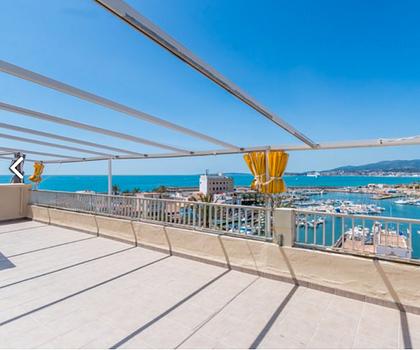 Mallorca Penthouse mit südwestlicher Terrasse für Sonnengenießer in Palma zu verkaufen