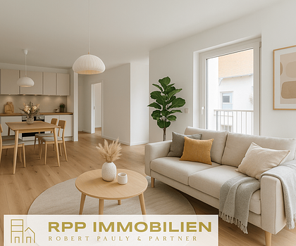 1,5-Zi-Neubauwohnung - Energieklasse A - Grundwasserwärmepumpe - Fertigstellung erfolgt