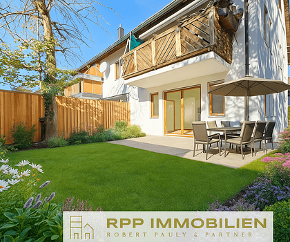 Gartentraum: Sonnige 2-Zi.-Wohnung in ruhiger Lage von Alt-Schleißheim