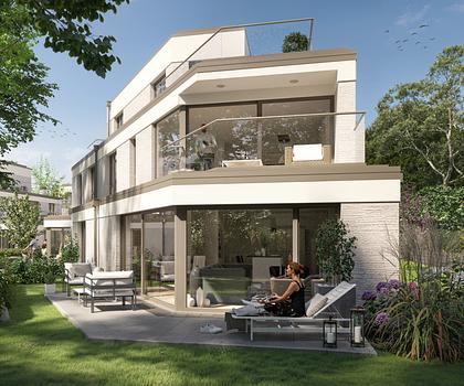 Neubau: Großzügige 4-Zimmer-Gartenwohnung mit Hobbyraum und privatem Haus-im-Haus-Gefühl