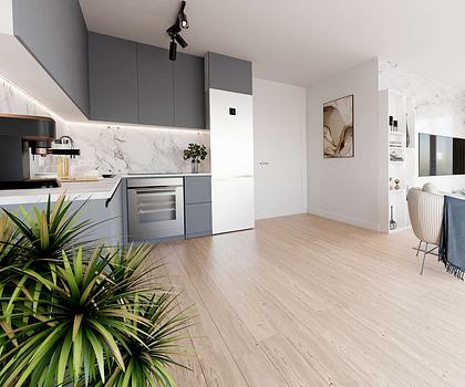 Neubau: Exklusive 3-Zimmer-Wohnung mit Süd-West-Ausrichtung in Moosach