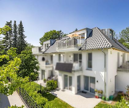 Beletage an der Trabrennbahn: Sagenhaftes Penthouse in bester Nachbarschaft von München-Daglfing