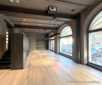 Für Interior Designer oder Fashion/Design Shop: "Hälftiger" Showroom in Top-Lage von Schwabing