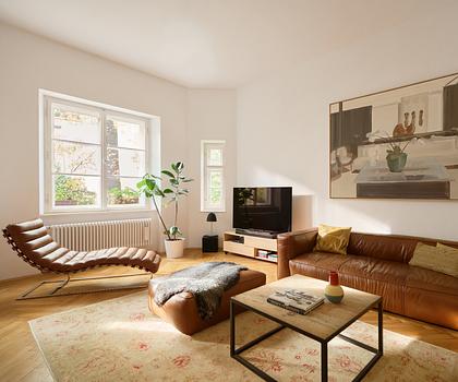 Herrschaftliche Beletage über 204 m² mit Altbau-Charme und Idyllischem Gemeinschaftsgarten