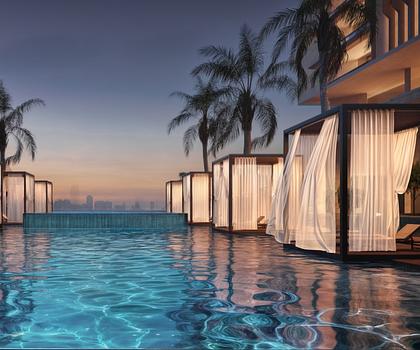 1 Bedroom Royal Suite mit Pooldeck -
Business Bay