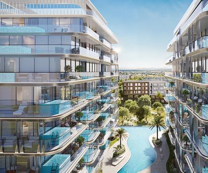 Dubai Islands - 2,5 Schlafzimmer - Eckapartment mit Pool auf dem umlaufenden Balkon