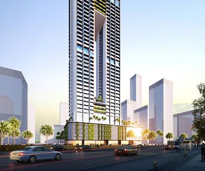 JVT - Studio im 31. Stock mit Weitblick