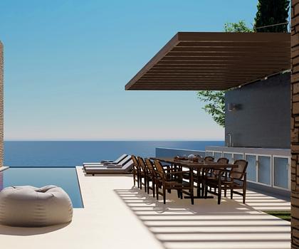 Direkte Meerlage in erster Reihe - Royal Bay Resort - Villa mit Pool