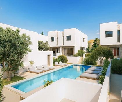 Gardens View - Doppelhaushälfte in den Hügeln von Pegeia