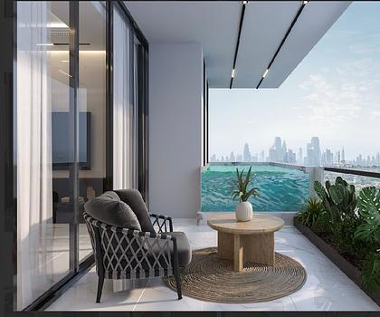 2 Zimmer mit Pool auf dem Balkon - Silicon Oasis/Liwan - 6 Jahre Zahlungsplan