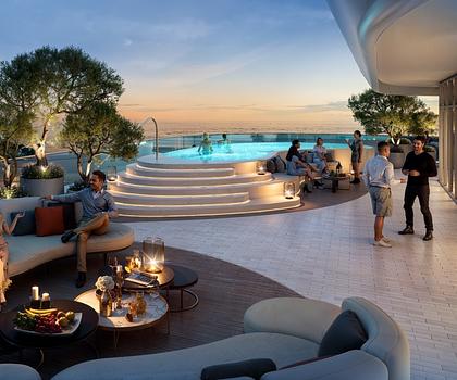 Penthouse mit Meerblick - exklusiv möbliert