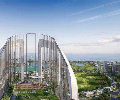 Für Kapitalanleger zur Kurzfristvermietung besonders geeignet - mit Blick auf das Wynn Casino und das Meer