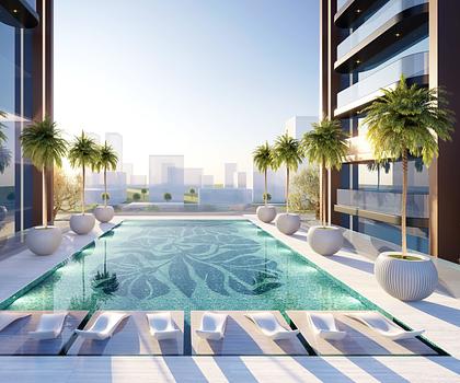 3-Zimmer-Apartment - vollmöbliert -
GYM - Pool - SPA