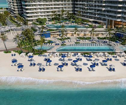 Direkt am Sandstrand von Al Marjan - Nikki Beach - 4 Schlafzimmer