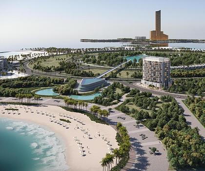 The Beach Vista - Strandlage Al Marjan Islands
vis-a-vis vom Wynn Casino