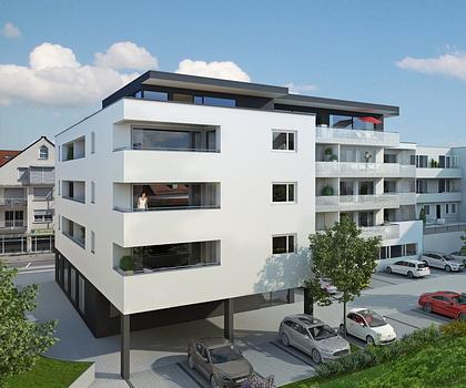 Helle, derzeit vermietete, sehr große 2 Zi. Wohnung im Zentrum von Freilassing - mit Bergblick.