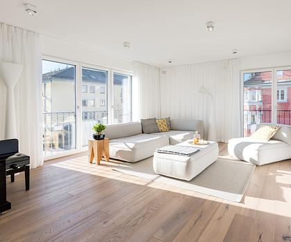 Cooles Wohlfühlambiente: Familiengerechte 4-Zimmer-Wohnung mit Design-Ästhetik