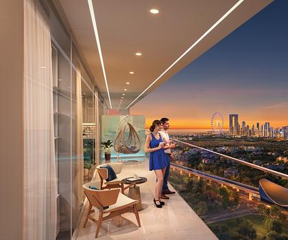 Zwischen Marina und Palm Jebel Ali - vollmöbliert mit Finanzierung