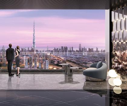 Burj Binghatti - Sky Mansion mit 6 Schlafzimmern