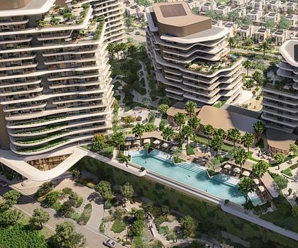 Smart Homes Technology in allen Bereichen - 
3 Schlafzimmer im Dubai Land Residence Complex (DLRC)