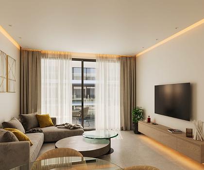 Modernes Studio mit Pool und Gym