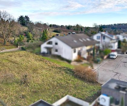 Traumhaftes Baugrundstück am Ende einer Sackgasse mit 596 m² und Blick