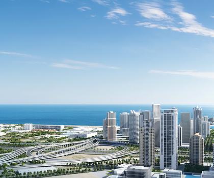 Jumeirah Lake Towers - nähe Marina und Palme - voll möbliert mit zinsfreier Finanzierung