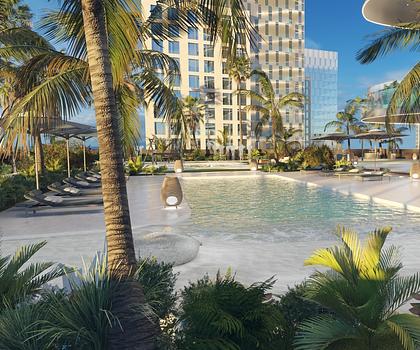 Private Pools und atemberaubende Aussichten
im Jumeirah Village Triangle - vollmöbliert - Ende 2026 Fertigstellung