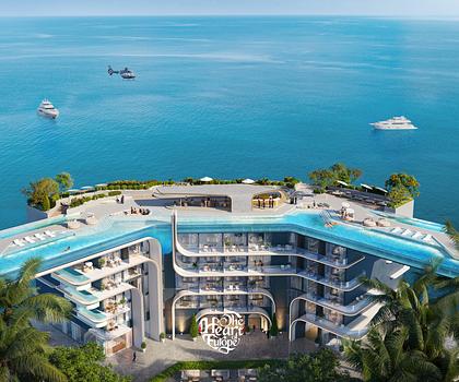 The World Islands:  Suite im Hotel London