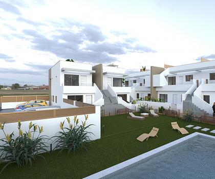 Schönes Penthouse mit Gemeinschaftspool in Strandnähe