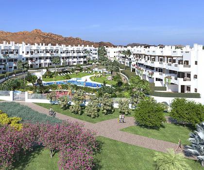 Komfortable Wohnungen mit 1 Schlafzimmer, Tiefgaragenstellplatz und Gemeinschaftspool nur 600 m vom Strand