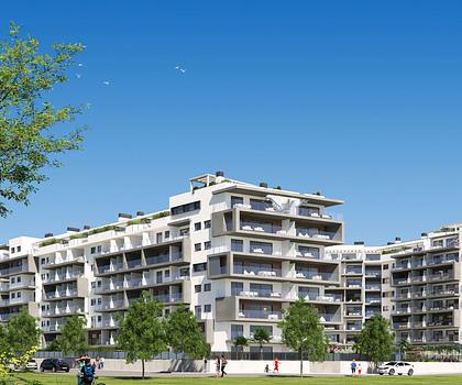 Apartment mit Meerblick und großem Pool