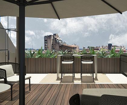 Mallorca Neubau einer Doppelhaushälfte in Palma, Santa Catalina zu verkaufen