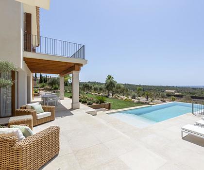 Mallorca, neu gebaute Villa mit Pool in Son Gual in der Nähe von Palma zu verkaufen