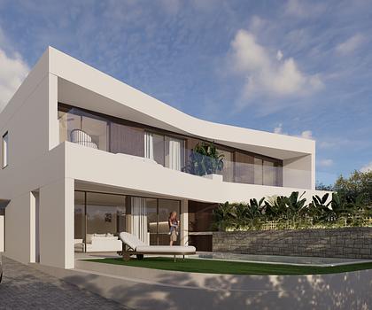 Schönes modernes Haus