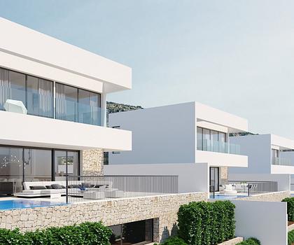 Luxusvilla für höchste Ansprüche mit 4 Schlafzimmern, Garage, Privatpool und Meerblick