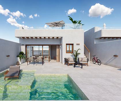 Ebenerdige Villa mit privatem Pool