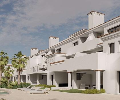 Luxuriöse Garten und Golfapartments direkt am Meer