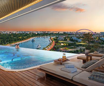 Presidential Suite mit Weitblick und Pool auf dem Balkon - Vollmöbliert - Finanzierungsplan