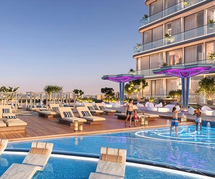 4 Zimmer - vollmöbliert - nähe Dubai Marina -
City Skyline View